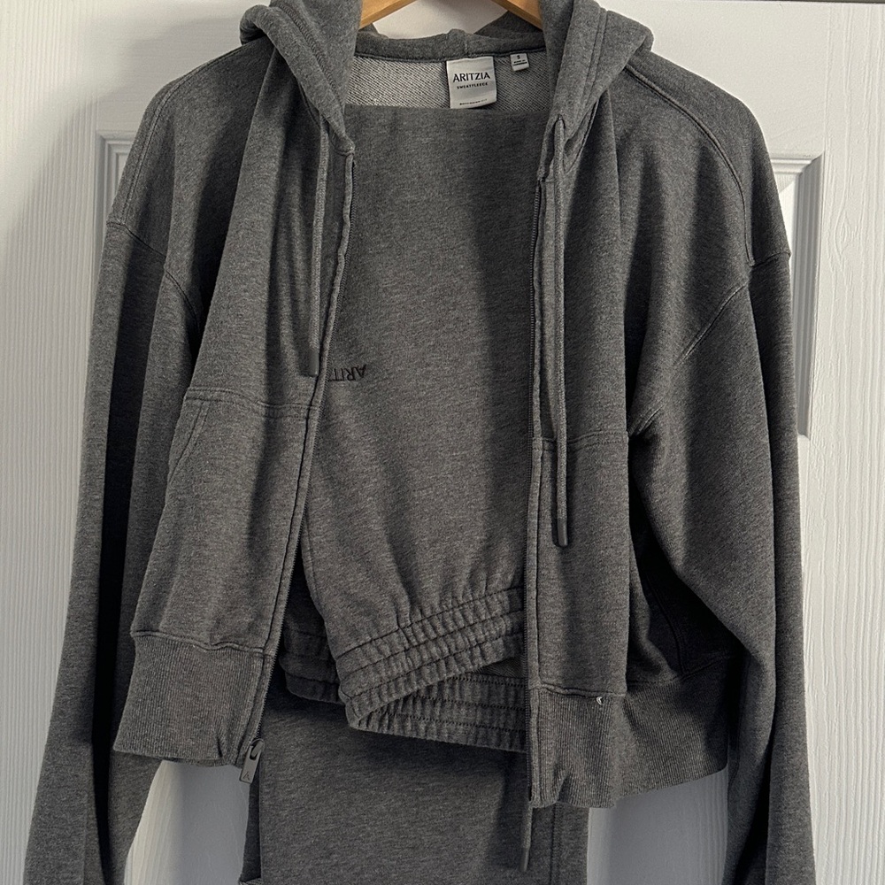 Aritzia Gray Pantsuit